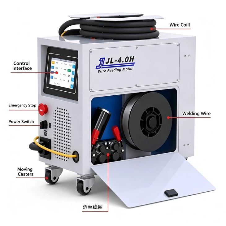 4 in 1 Portable Fiber Laser Welding Machine factory 4 in 1 Portable Fiber Laser Welding Machine factory