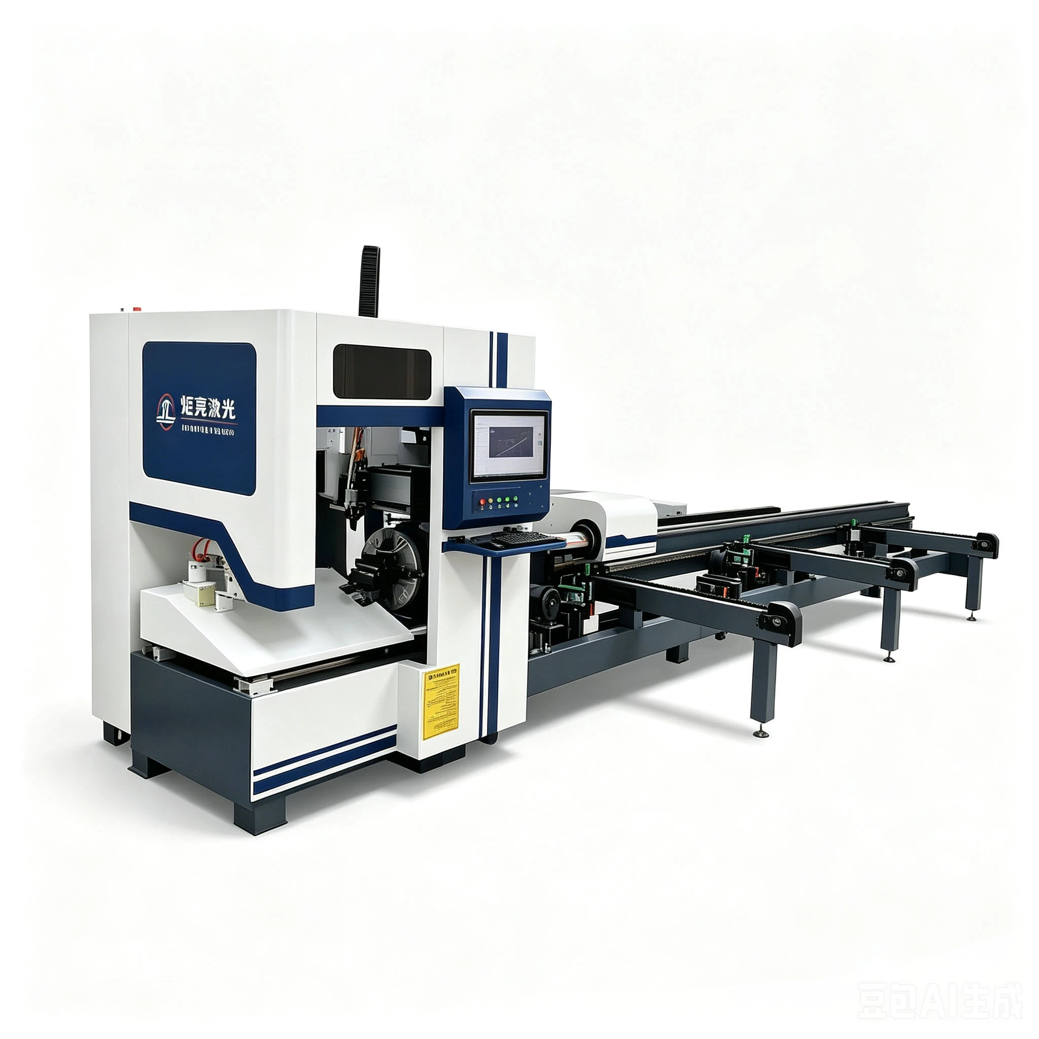 Industrial Side‑Mounted Tube Laser Cutter